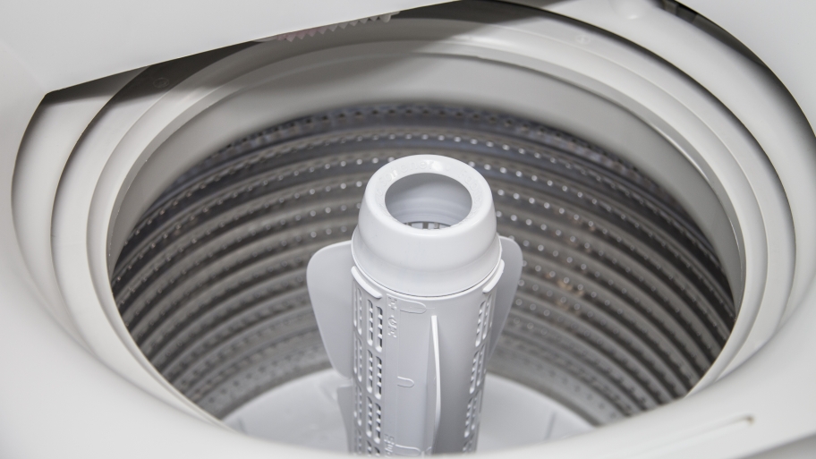 inside a top-load washing machine
